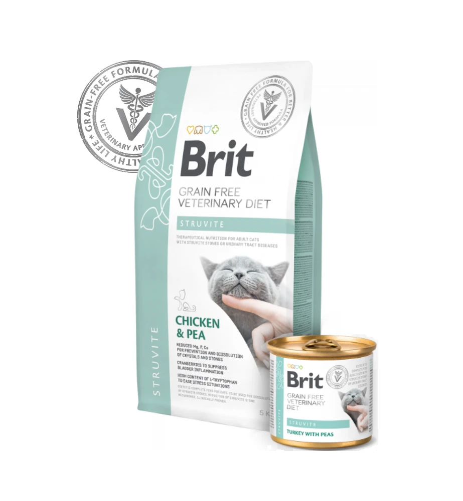 Brit Grain Free Veterinary Diet Struvite 2 Brit Grain Free Veterinary Diet Struvite - Afbeelding 2