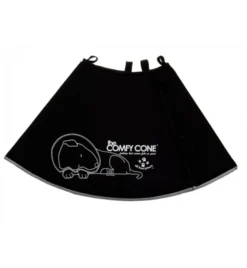 Comfy Cone (Hondenkraag) - Zwart