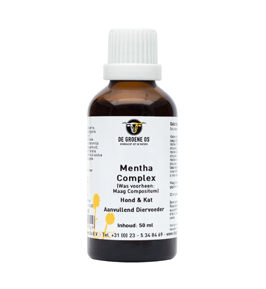 De Groene Os Mentha Complex Hond & Kat - 50 Ml 1 De Groene Os Mentha Complex Hond & Kat - 50 Ml