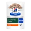 Hill's Prescription Diet M/D Diabetes Care Maaltijdzakjes Met Kip - 12 X 85 Gram