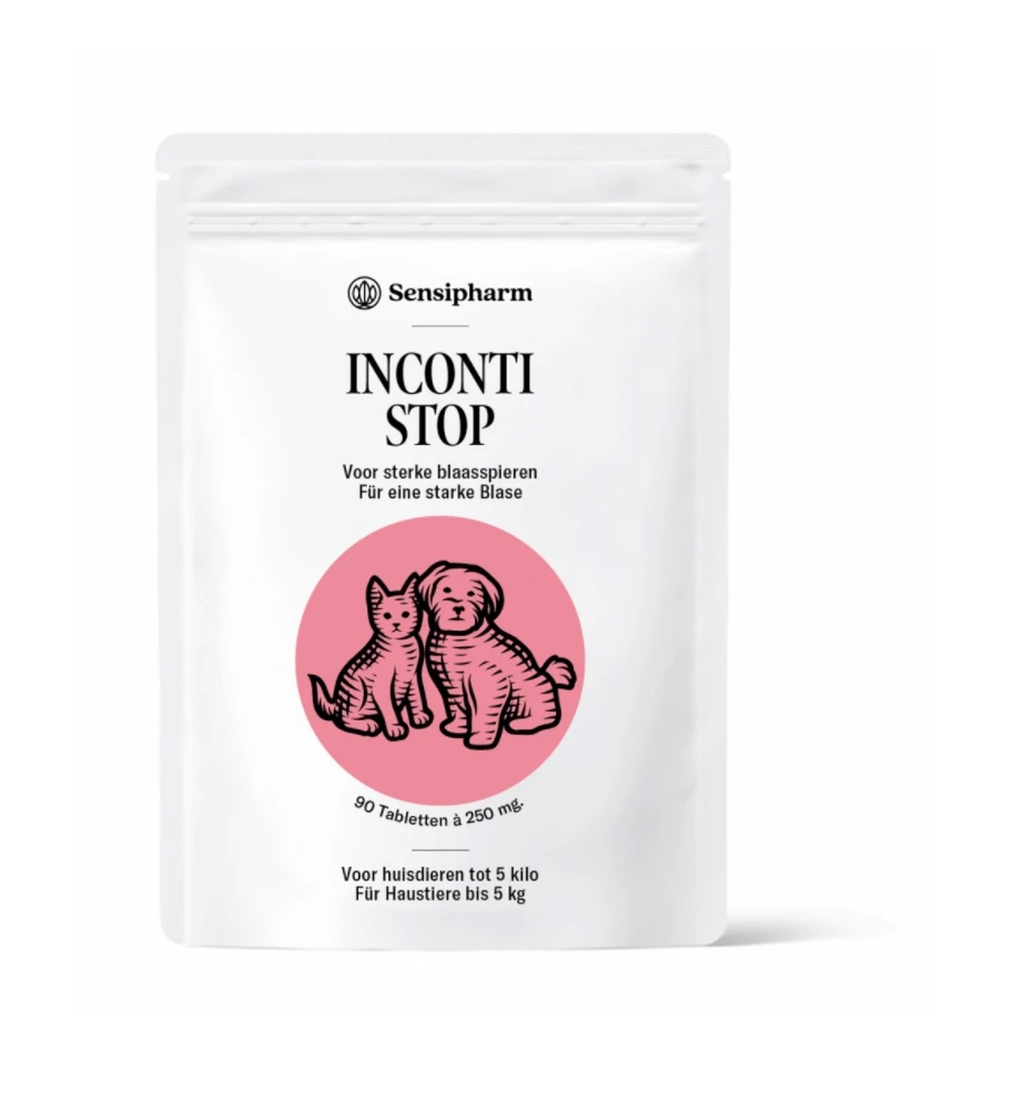 Sensipharm Inconti Stop 250 Mg (Kleine Huisdieren) - 90 Tabletten 1 Sensipharm Inconti Stop 250 Mg (Kleine Huisdieren) - 90 Tabletten