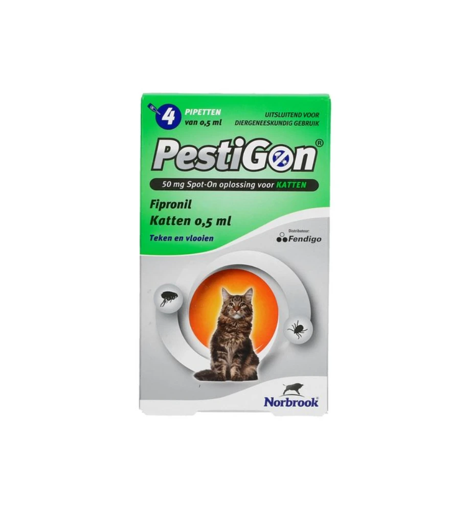 Pestigon 50 Mg Spot-On Kat - 4 Pipetten 1 Pestigon 50 Mg Spot-On Kat - 4 Pipetten