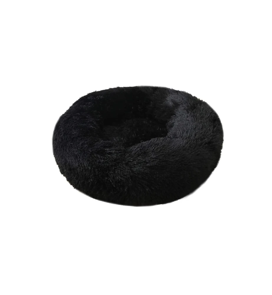 Petlando Pluche Donut Pula Zwart 1 Petlando Pluche Donut Pula Zwart