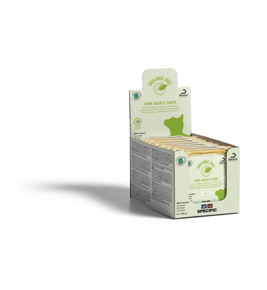 Specific Organic Chicken F-BIO-W - 8 X 100 Gram 2 Specific Organic Chicken F-BIO-W - 8 X 100 Gram - Afbeelding 2